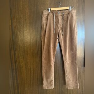 Vuori Optimist Tan/camel Corduroy Men's Pants